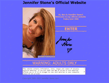 Tablet Screenshot of jennifer-stone.com